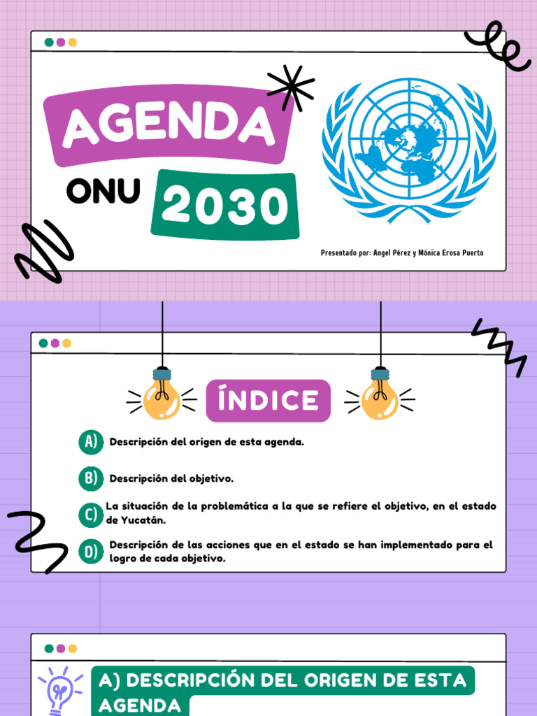 Ada 2. Agenda 2030 Onu. | PDF