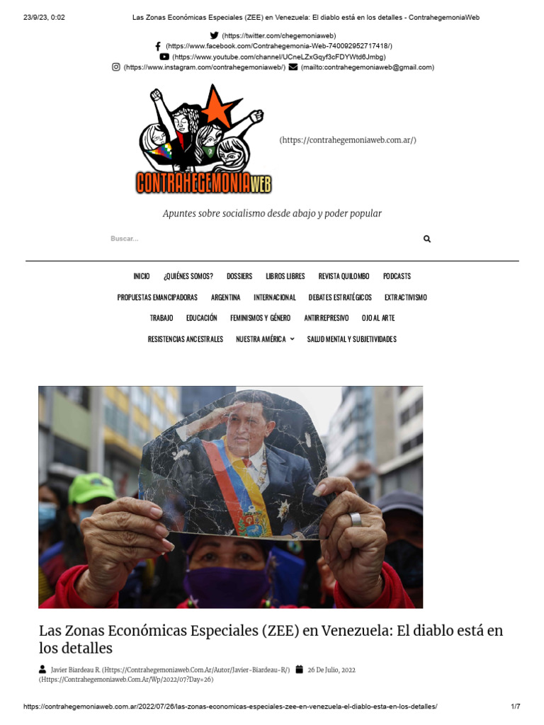 Las Zonas Económicas Especiales (ZEE) en Venezuela - El Diablo Está en ...
