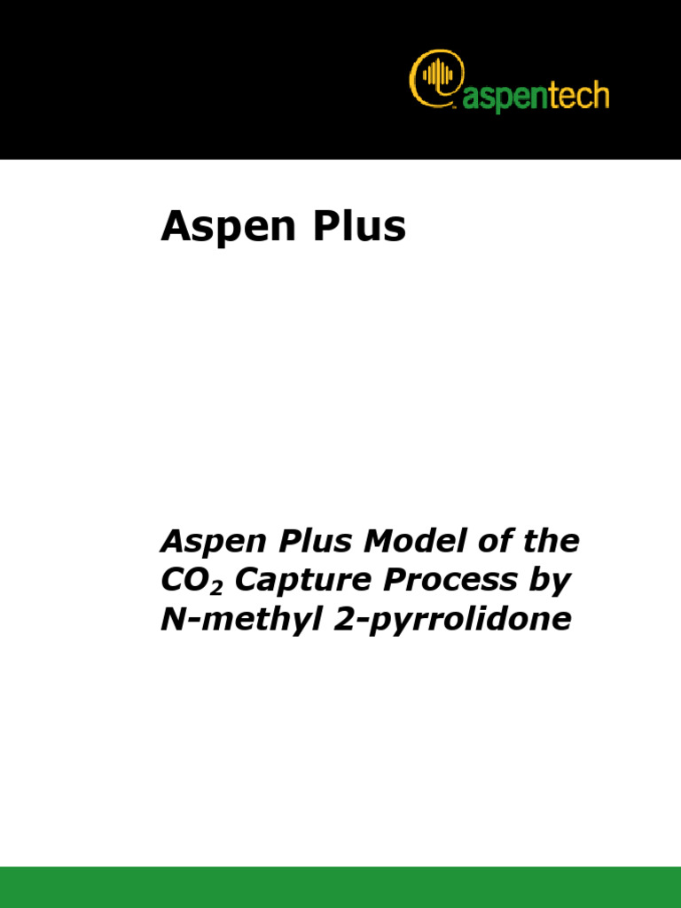 Aspen Plus NMP Model | PDF