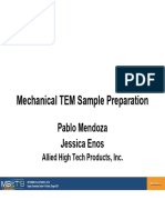 MST19 - Mechanical TEM Preparaton - Pablo Mendoza - Allied High Tech Products Inc