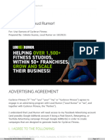 Advertising Agreement - November Promo