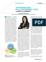 Sostenibilidad, Desarrollo Sostenible Y Esg:: ¿Son Lo Mismo?