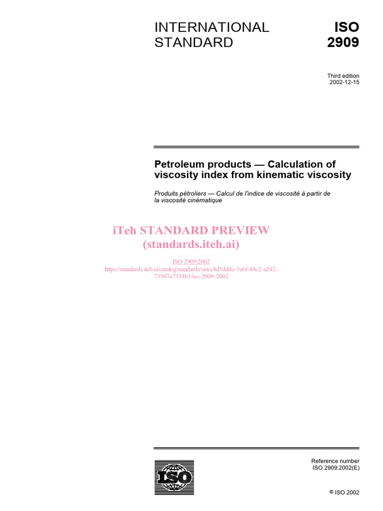 Iso 2909 2002 | PDF | International Organization For Standardization ...