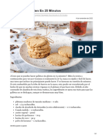 Galletas Sin Gluten en 25 Minutos