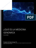 1era Actividad Video Qué Es La Medicina Genómica. Cristopher Ariel López Venegas