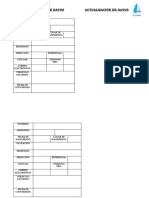 Actualización de Datos Ibea