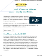 How To Install PfSense On VMware ESXi - Step by Step Guide. - GetLabsDone