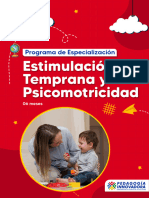 Brochure Estimulacion Temprana y Psicomotricidad Pedagogiainnovadora