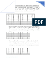 Guía de Ejercicios Tablas de Frecuencia