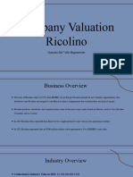 Compnay Valuation Ricolino