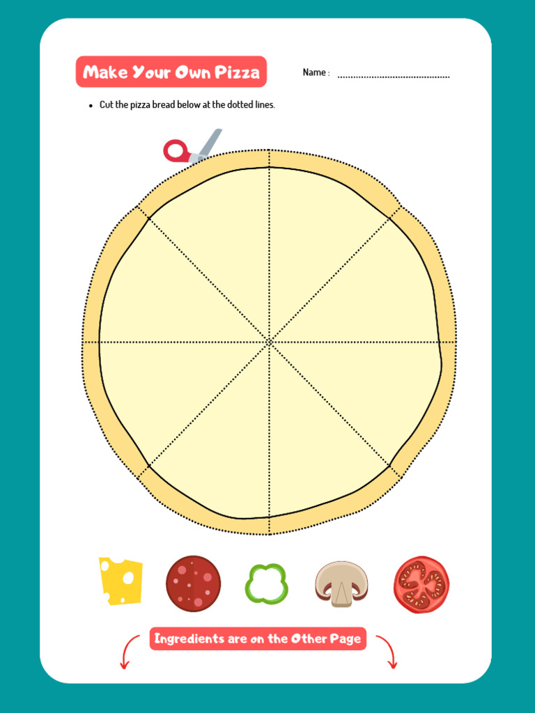 Make Your Own Pizza Faces