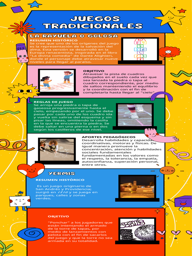 Infografía Juegos Tradicionales | PDF