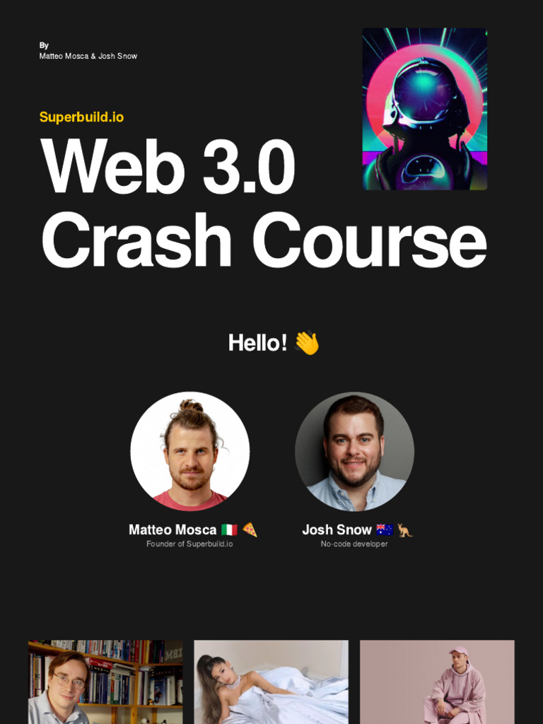 1 2 Web 3 0 Crash Course Pdf Cryptocurrency Web 2 0