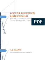 2019 - Aula 10 - Economia Açucareira III