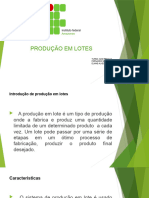 Trabalho de Produção em Lotes