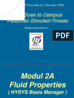 Modul 2A Hysys - Fluid Properties