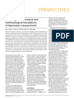 Revisiting The Theoretical and Methodological Foundations of Depression Measurement