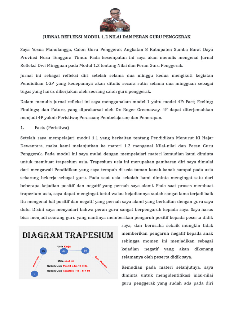 Refleksi Nilai Guru Penggerak | PDF | Karier & Perkembangan ...