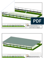 Plano de Arquitectura, Estructura Metalcia Con Techo de Malla Raschel