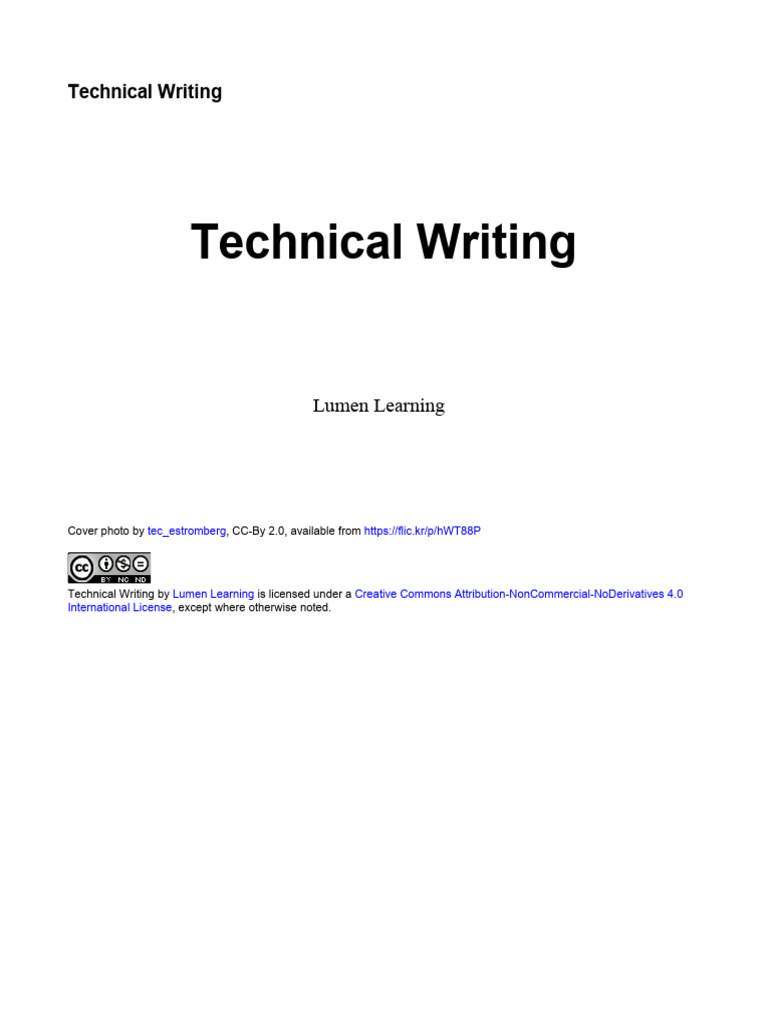 Technical Writing Examples and Guidelines | PDF | Technical ...