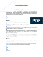 Exercícios Fixação - Efeitos Da Cond. e Reabilitação