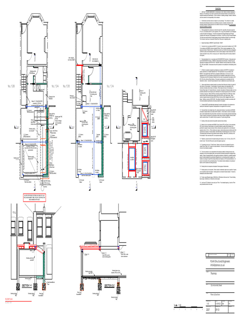 Structural Drawings | PDF | Structural Engineering | Architectural Elements