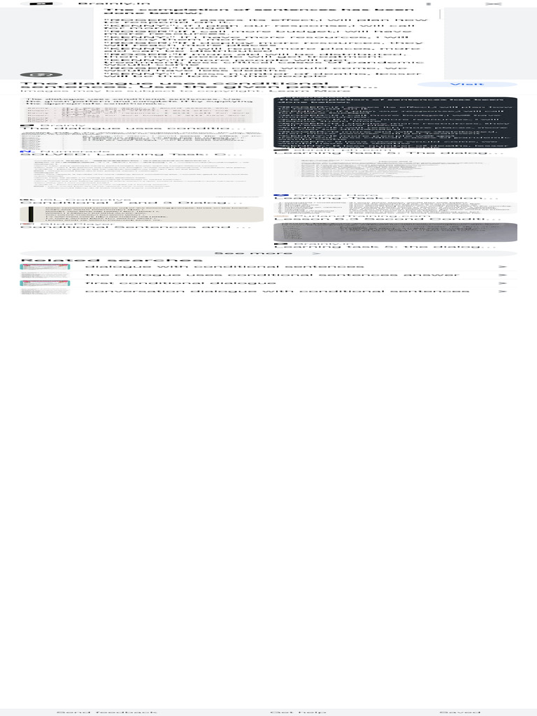 The Dialogue Uses Conditional Sentences Kenny and Roger - Google Search ...