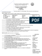 Unit Test in MAPEH 7 Quarter II