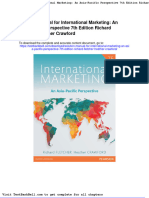 Solution Manual For International Marketing An Asia Pacific Perspective 7th Edition Richard Fletcher Heather Crawford Download