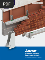 2023-00-00 Masonry Support Systems Lintels