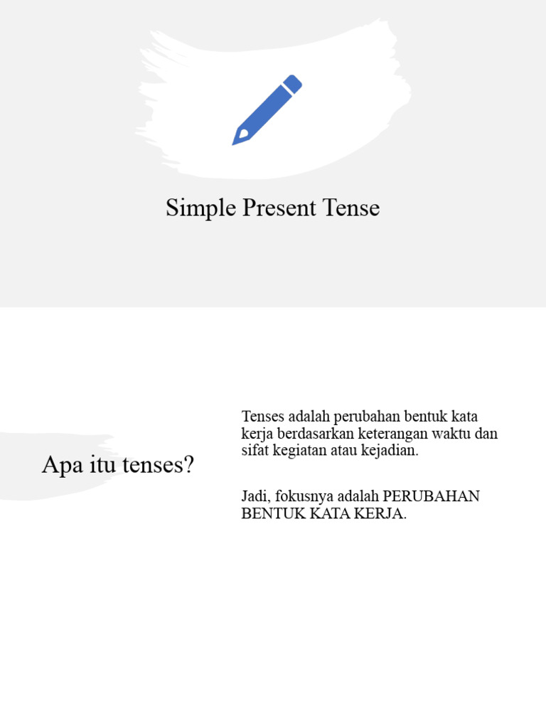 Understanding Simple Present Tense | PDF | Foreign Language Studies ...