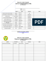 Listado de Asistencia Membrete Jac Deporte