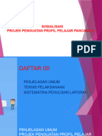 Sosialisasi Projek Kewirausahaan