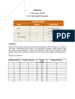 Control Chart Math Exercises