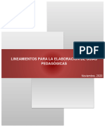 Lineamientos para La Elaboración de Guías Pedagógicas