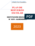 Plan de Refuerzo Escolar Primaria 2023 - Ien°0251
