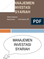 Manejemen Investasi Syariah