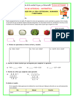 5-Ficha-Viern 8 Set - Mat-Los Decimales en La Vida Cotidiana, Sumamos y Restamos