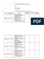 Daftar Hadir Dan Lembar Kegiatan Magang