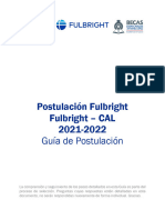 Guia de Postulación Fulbright 2021-2022