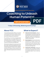 Coaching To Unleash Human Potential at TCC2023