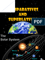 Comparative and Superlative - The Solar System Exercises