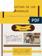 Introducción A La Estructura de Los Materiales