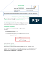 Multiplicación de Polinomios 8°