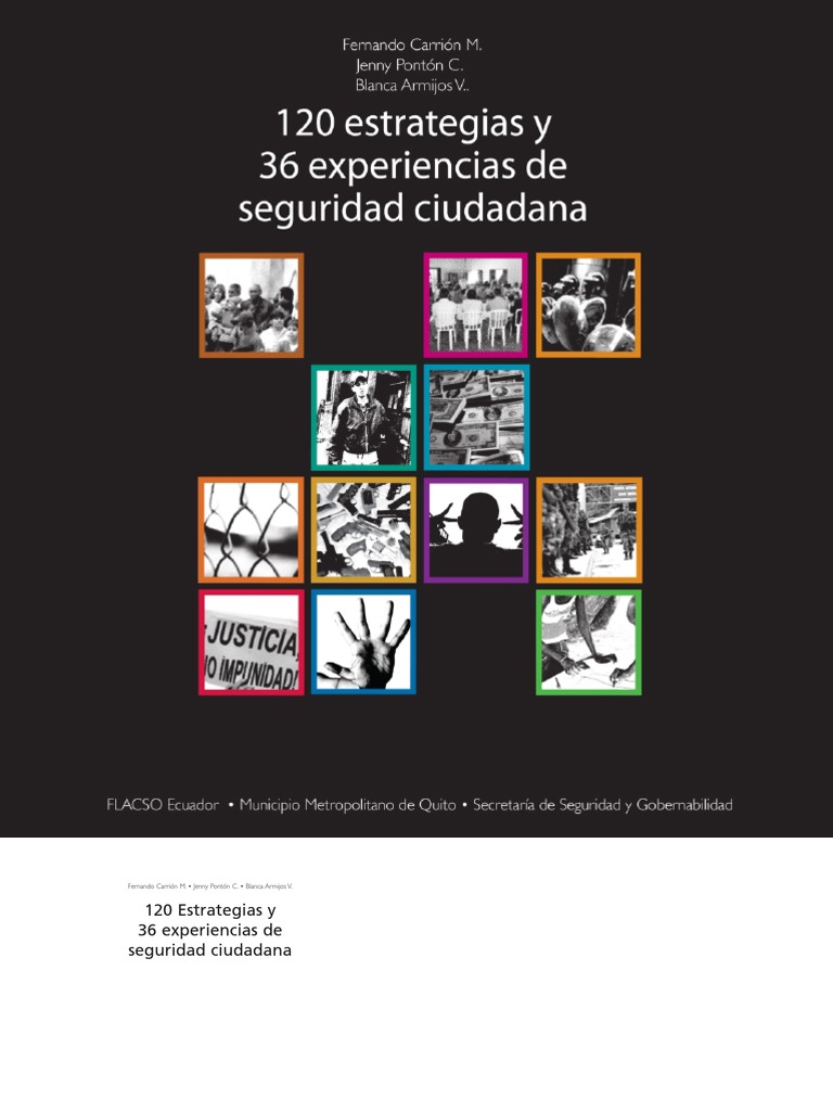 120 Estrategias para la Seguridad Ciudadana | PDF | Violencia | Estado ...