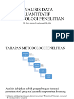 Analisis Data Kuantitatif