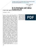 Octubre 1993, Aspects of Cell Biology of The Normal Periodontium Es