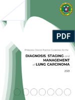 (CPG) Philippine Practice Guidelines For The Diagnosis, Staging, and Management of Lung Carcinoma