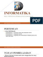 Teknologi Informasi Dan Komunikasi