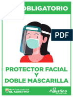 Uso Obligatorio Facial DobleMascarilla